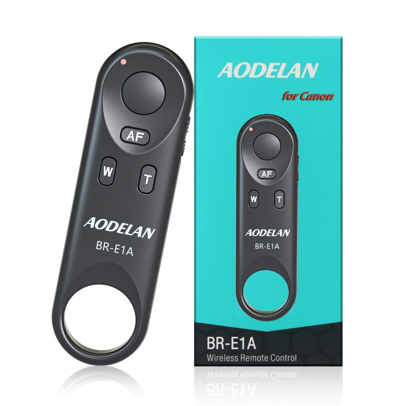 AODELAN Wireless Camera Remote Shutter Release for Canon R3/ R7/ R10/ M50/ EOS M6 Mark II/R/RP /90D /6D Mark II /R5/ R6 /800D /850D /250D/Rebel SL2 /T7i /G5 X Mark II /G7 X Mark III, Replace Canon BR-E1 - Image 1