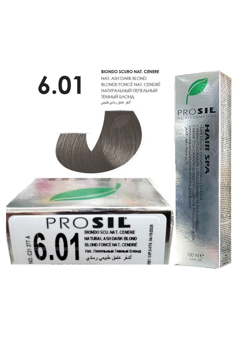 Hair Dye Creamy Dark Ash Blonde Natural No. 6.01
