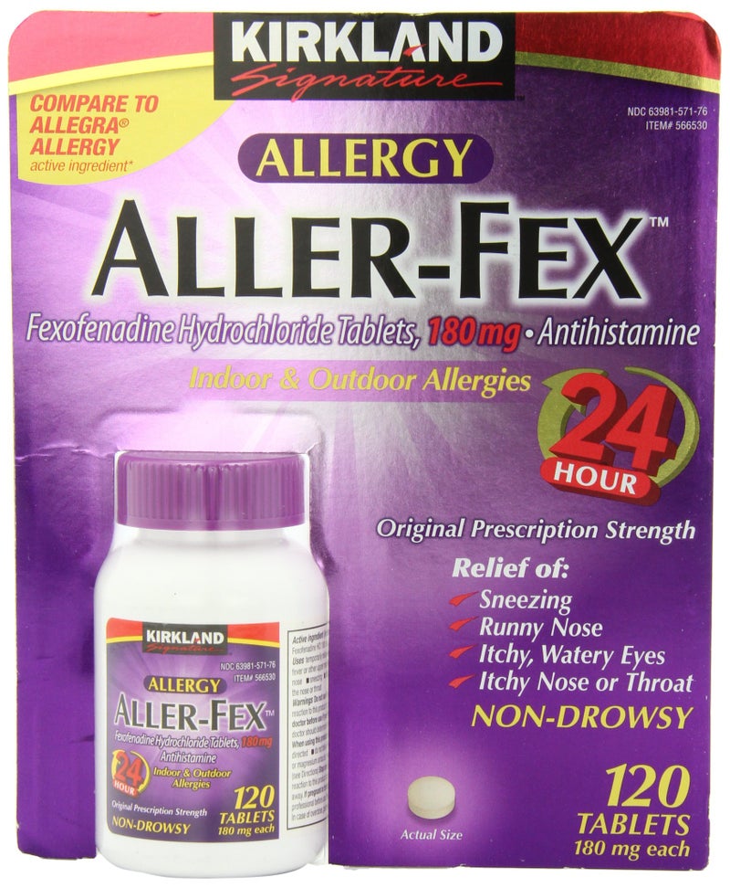 Kirkland Signature AllerFex 180mg 120 tabs