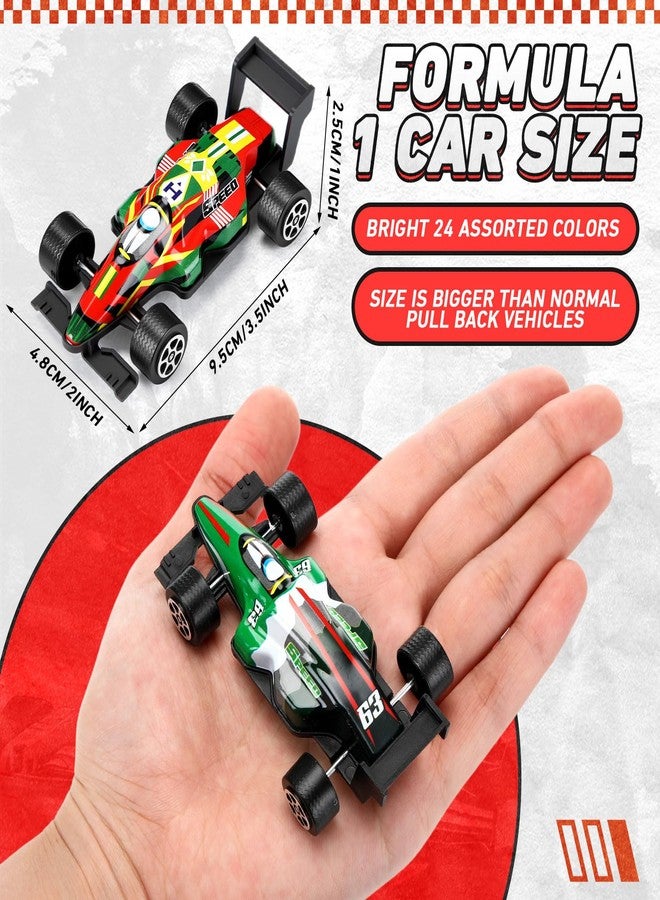 Civaner 24 Pack Pull Back Cars Toy Model Set 3.74 x 1.9 x 1 Inch Small Race Car Birthday Party Favors Easter Stuffing Piñata Fillers Treasure Prize Toys - Image 3