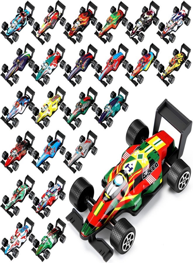 Civaner 24 Pack Pull Back Cars Toy Model Set 3.74 x 1.9 x 1 Inch Small Race Car Birthday Party Favors Easter Stuffing Piñata Fillers Treasure Prize Toys - Image 1