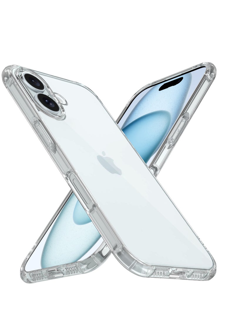 Ultra Slim Clear Phone Case TPU Transparent Phone Protective Case Cover for iPhone 16 PLUS 