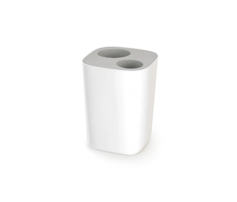 Tchibo Waste Separation Bath Bin, White and Grey