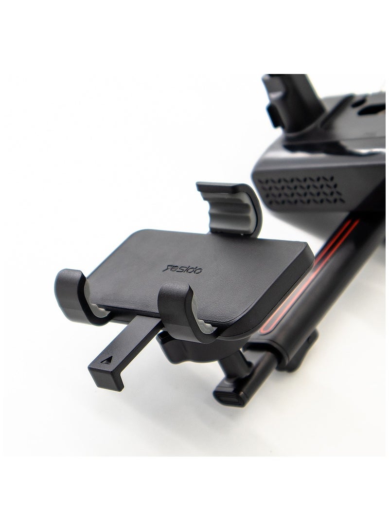 Yesido Rear View Mirror Adjustable Multi-Angle Car Phone Holder  Yesido C265 – Black - Image 3