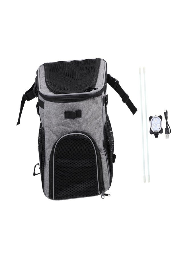 VICASKY Dog Carrier for Pet Pouch for Outdoor Adventures Comfortable and Safe for Dogs and Cats Grey Multi-Functional Design for Easy Storage - Image 1