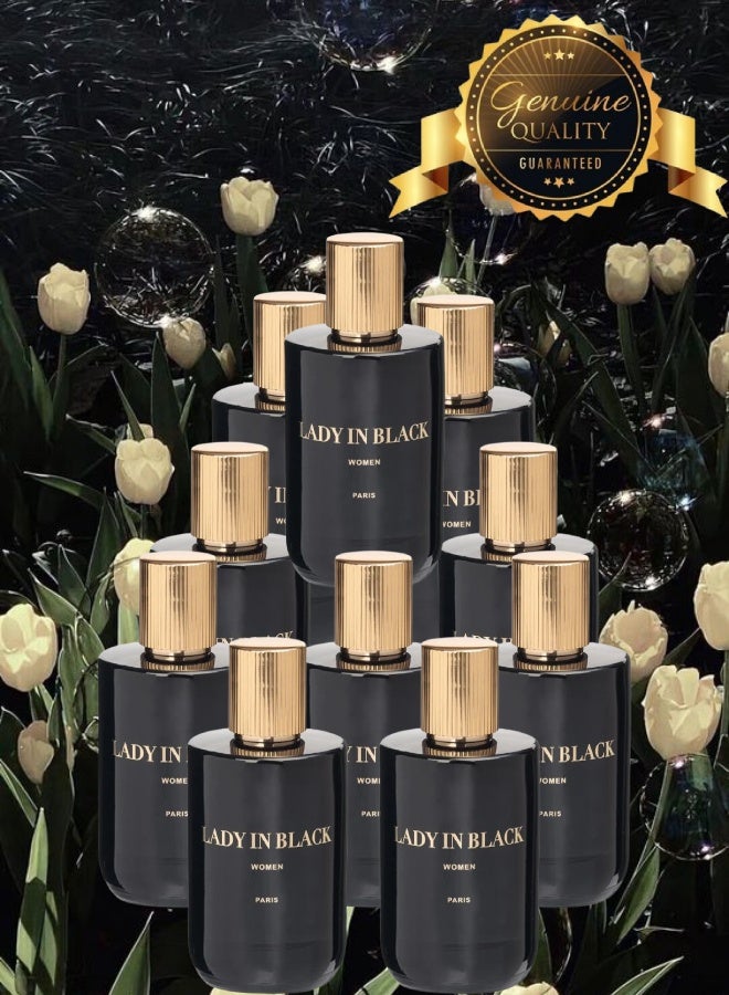 جيبارليس 10 قطع عطر ليدي إن بلاك 100مل - Image 1