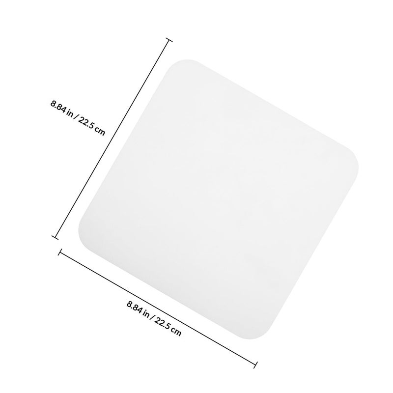 Square Acrylic Ceiling Lamp Diffuser 22 5cm White Lampshade Cover For Bedroom Living Room - Image 3
