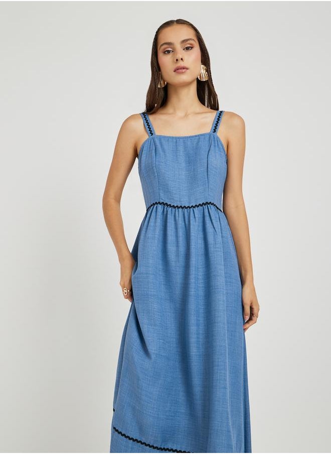 Take Two Square Neck Maxi Dress  - Image 2