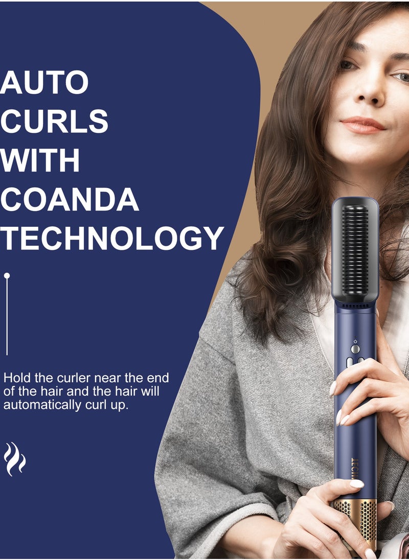 Joshberg 6-in-1 Hair Styler Brush & Hair Curler Set,Coanda Tech Auto Curler, 110,000 RPM Motor & 200M Negative Ions,Hair Dryer, Curling Iron, Volumizing Straightening,Volumizer for Frizz-Free, Salon-Quality Styling  - Image 5