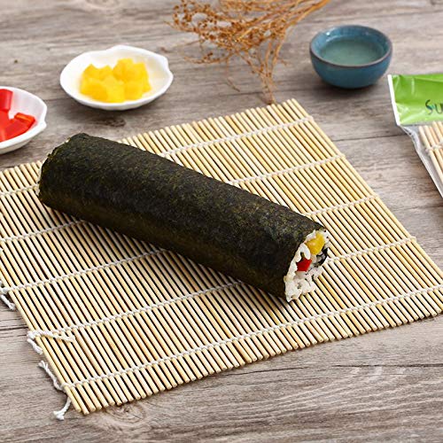 JapanBargain 3675, Sushi Roller Sushi Making Kit Sushi Mat Bamboo Sushi Rolling Mat with Rice Paddle Scoop Set - Image 3