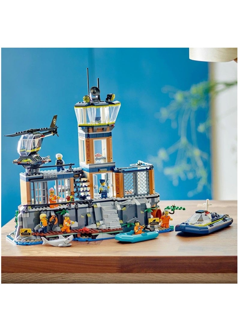 Lego City Police Prison Island  60419 Building Blocks Police Toys Set  (980 Pieces) - Image 5