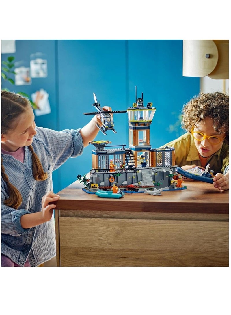 Lego City Police Prison Island  60419 Building Blocks Police Toys Set  (980 Pieces) - Image 3