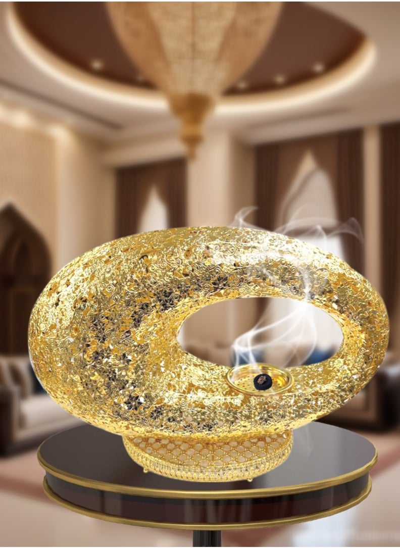 Bakhoor BoSidin Large Incense Burner Museum of the Future Design Bakhoor Oud Holder Mabkhara for Home Fragrance and Decore  - Image 2