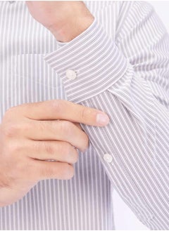 GIORDANO Men's Wrinkle Free Shirt  - Grey  - Image 4