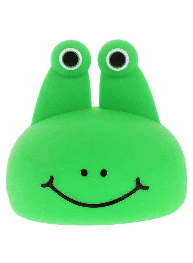 Healifty Phlegm Remover Chest Physical Cup Cartoon Silicone Frog Palm Chest Percussion Mucus Remove Cup for Baby Gas Relief 3.11 X 3.11 X 3.07 inch Green - Image 1