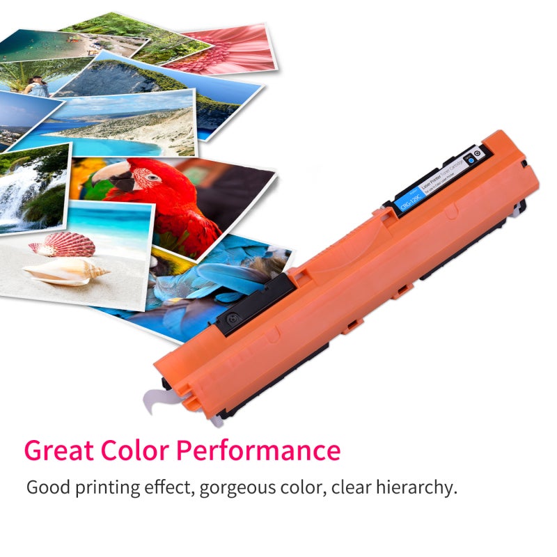 Yellow Printer Toner Cartridge, 1000 Pages High Yield - Intelligent Chip Stable Performance, Smooth Printing No Paper Jam for Canon LBP-7010c/7016c/7018c Printers - Image 3