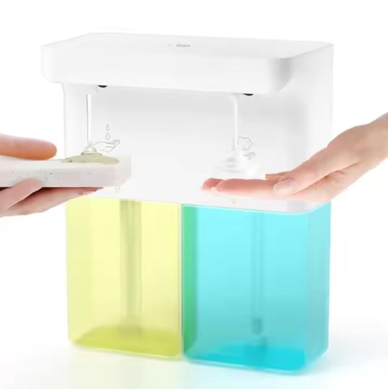 ELONA Automatic Liquid Soap Dispenser 600ml WallMounted Touchless Dispenser with Sensor ABS Build for Home Automation Ideal for Liquid Soap Sanitizer in Bathrooms - Image 1
