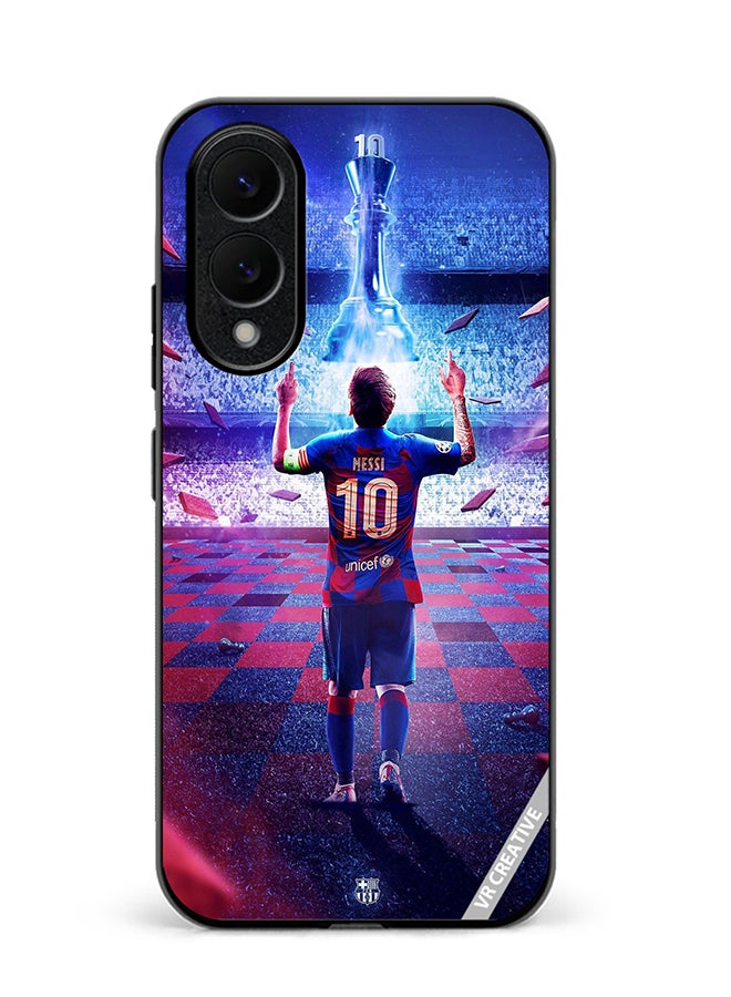 VR CREATIVE Protective Case Cover For Samsung Galaxy S25 Edge Messi Design Multicolour