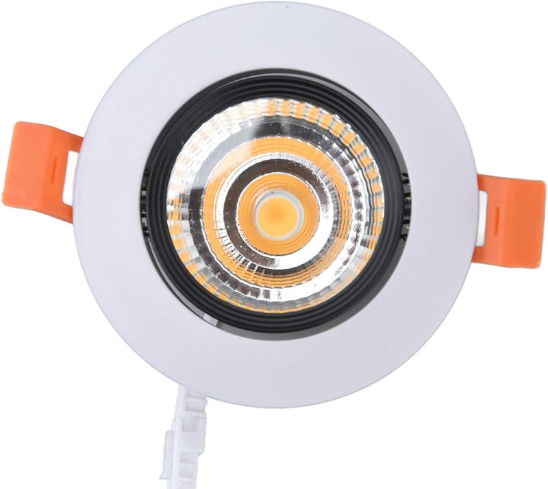 Recessed Lighting 7W Warm Light 3000K, Adjustable Angle, Aluminum Shell Ceiling Light - Energy Saving, Easy Installation, Ideal for Hallway and Bedroom - Image 5