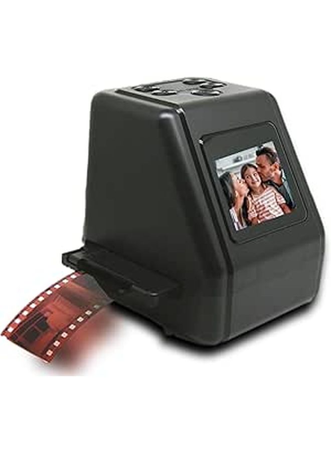 12 Mp Film Slide Scanner 2 0 Inch Lcd Negative Converter For 135 126 110 Super 8mm Films Slides Negatives Converts To Jpg Digital Photos Color Black White - Image 1