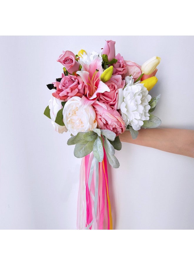 Supla 16 Colors 400 Yard Fabric Ribbon Silk Satin Roll Satin Ribbon Rolls in 2/5" Wide, 25 Yard/roll,16 Rolls,Satin Ribbon Fabric Ribbon Embellish Ribbon Ribbon for Bows Crafts Gifts Party Wedding - Image 5