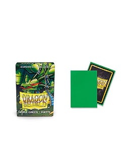 dragon shield Matte Mini Japanese Apple Green 60 Ct Card Sleeves Individual Pack  - Image 1