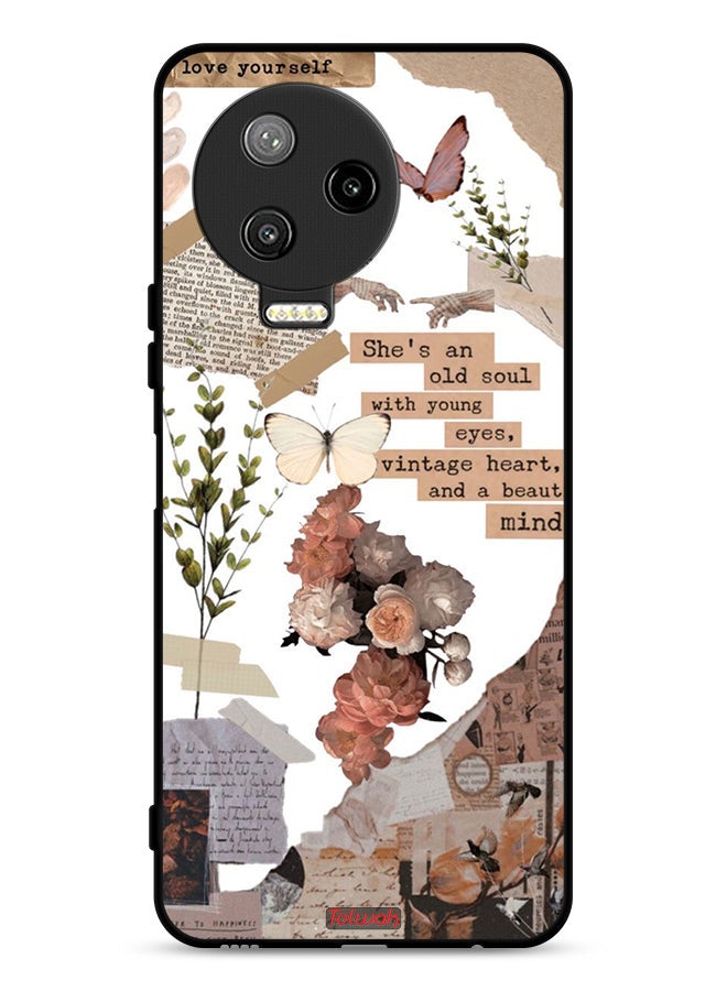 Tolwak Infinix Note 12 Pro 4G Protective Case Cover She Is An Old Soul - Image 1