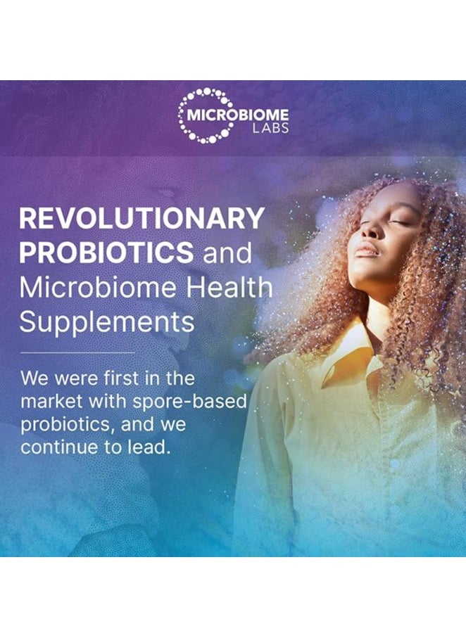 Microbiome Labs Probiotic Supplement With 7 Billion Cfu For Gut Health + Digestive Support 50 Capsules  - Image 5