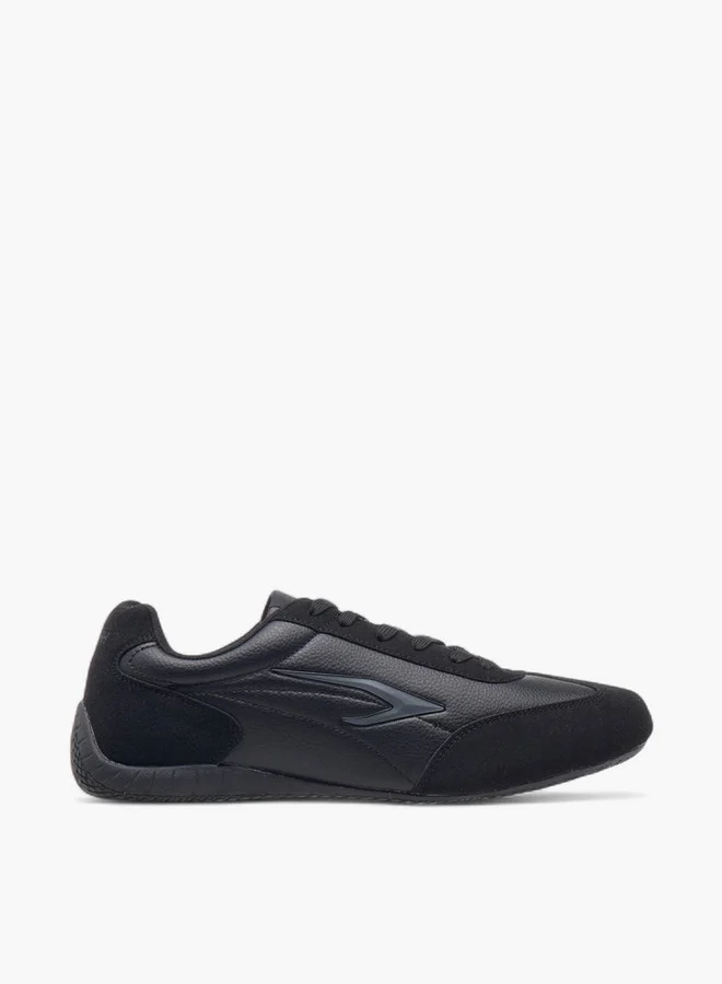 Dash Logo Detail Sports Shoes with Lace-Up Closure