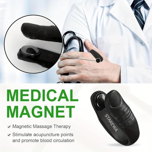 STAREWA Acupressure Hand Pressure Point Clip,All Natural Headache Migraine Aid, Tension Relief Wearable (multi) - Image 4
