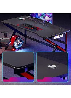 NKX K Shaped Sturdy Computer Desk And Gaming Table Workstation Home Office Desk 100 CM  - Image 3