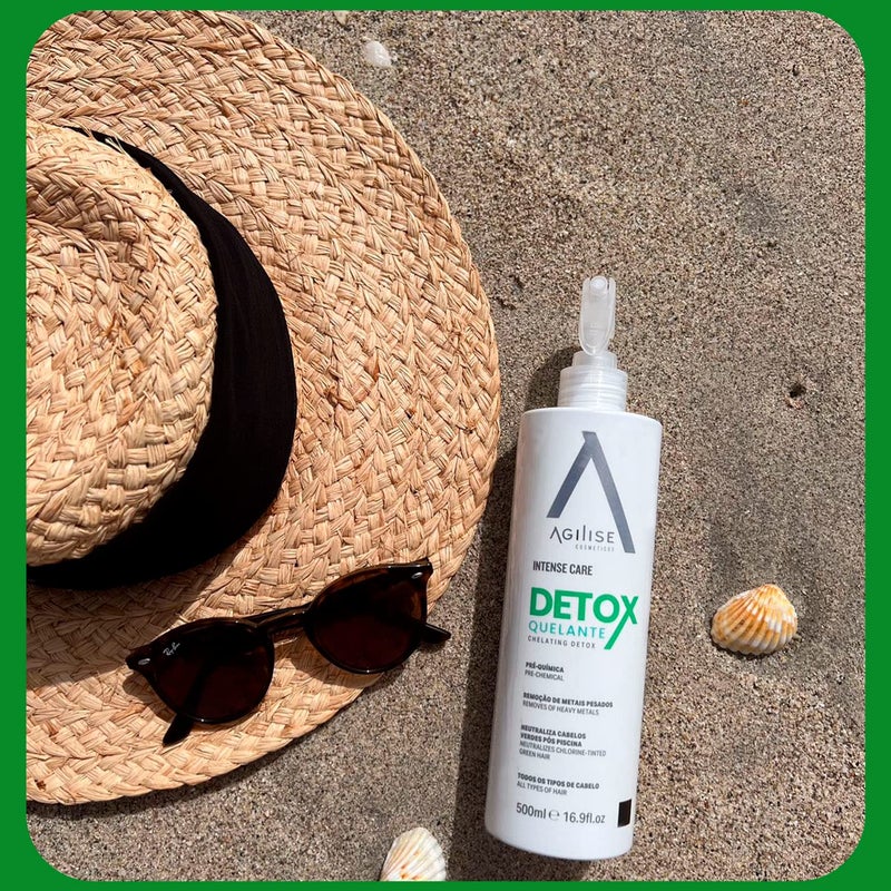 Agilise Pre Chemical Chelating Detox - Neutralizes Chlorine-Tinted Green Hair, Hair Products for Women, Intense Cleansing Treatment to Remove Buildup - VEGAN, Coconut Oil - 16.9fl.oz/500ml - AGILISE - Image 2