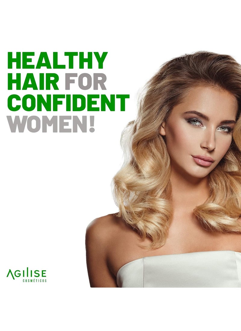 AGILISE COSMETICOS - Pre Chemical Chelating Detox - Neutralizes Chlorine-Tinted Green Hair, Hair Products for Women, Intense Cleansing Treatment to Remove Buildup - VEGAN, Coconut Oil - 16.9fl.oz/500ml - AGILISE - Image 1