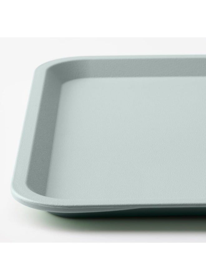 IKEA serving tray for serving food and drinks easily. Stain and scratch resistant, easy to clean, lightweight, suitable for everyday indoor and outdoor use. Comfortable design for carrying and use with trolleys - Mient Green - Image 5