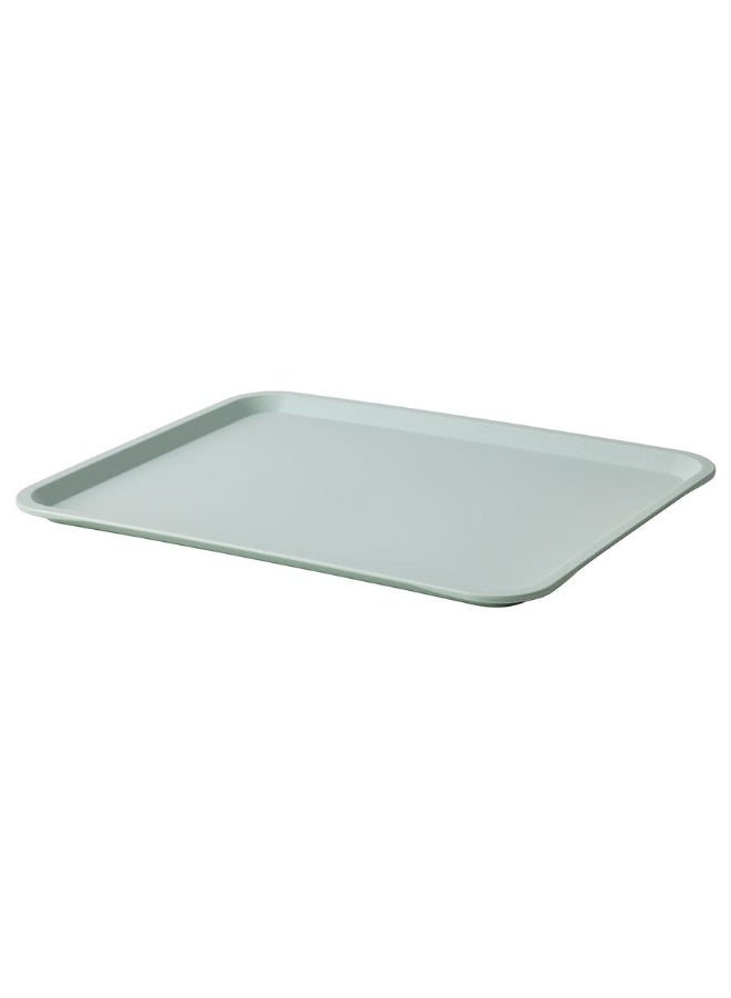 IKEA serving tray for serving food and drinks easily. Stain and scratch resistant, easy to clean, lightweight, suitable for everyday indoor and outdoor use. Comfortable design for carrying and use with trolleys - Mient Green - Image 3