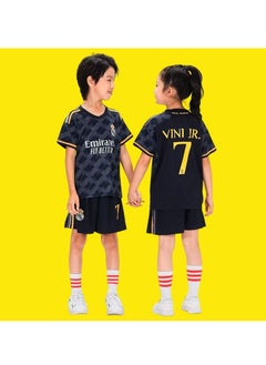 M MIAOYAN Vinicius Real Madrid Away Children's Football Jersey  - Image 2