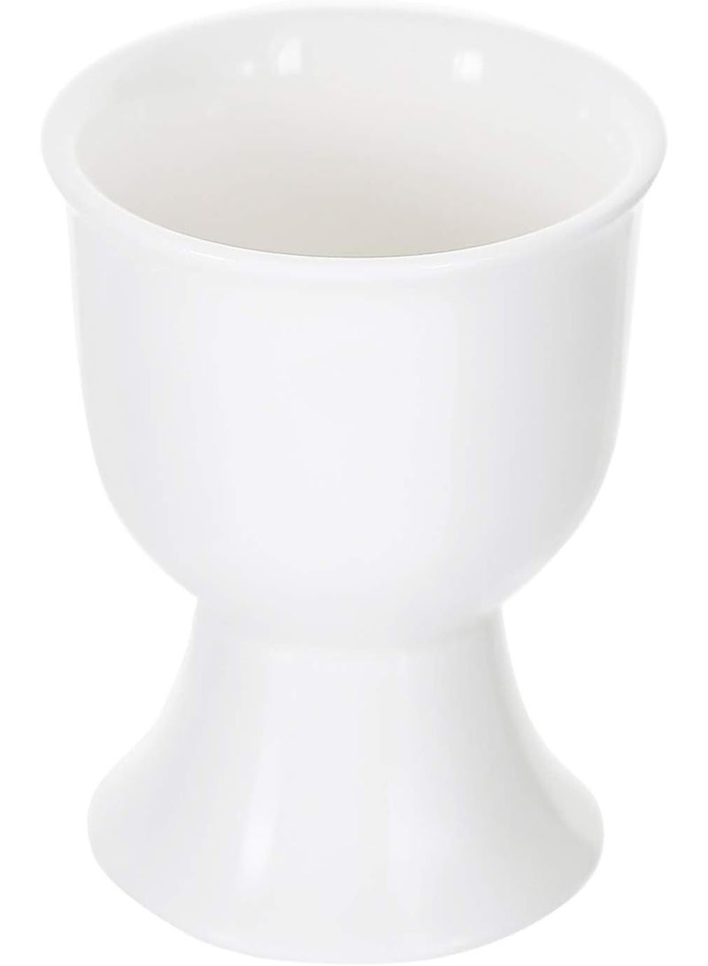Zodiac Sunnex Orion Whiteware Porcelain Egg Cup 5 x 6.5 cm | Classic White Egg Holder for Breakfast Serving - Image 2