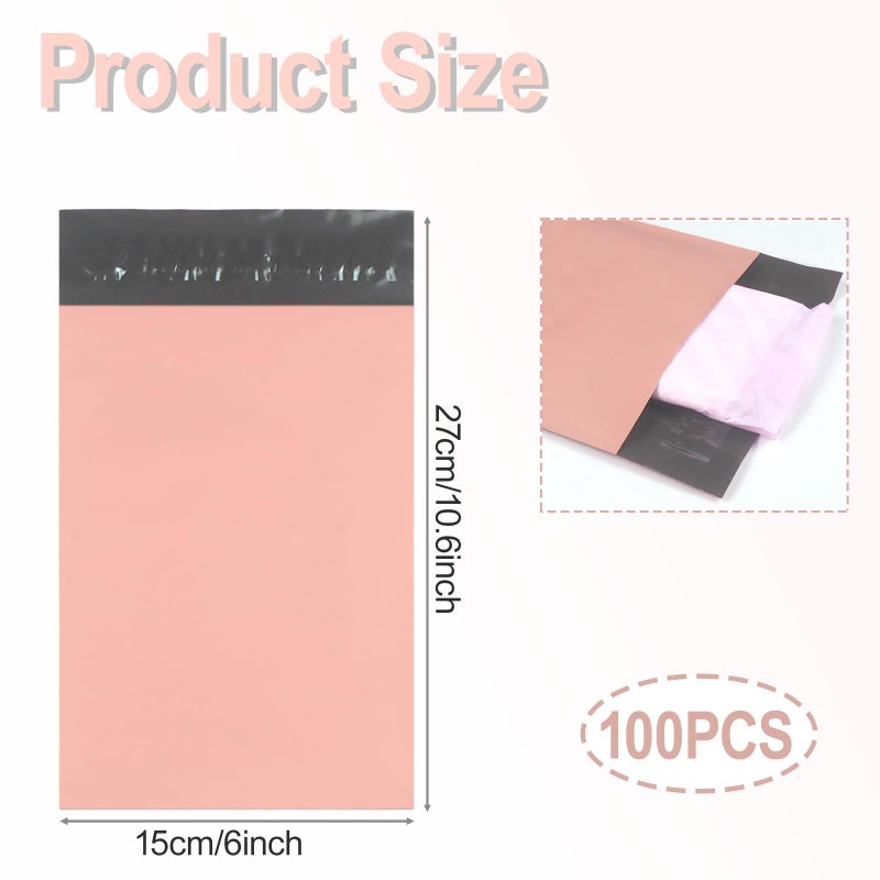 Venyat 100 Pcs Sanitary Napkin Disposal Bags  Feminine Hygiene Disposal Bags For Tampons And Pads  Block Odors  Self-Sealing Seals  10.6 * 5.9 Inch (Pink) - Image 2
