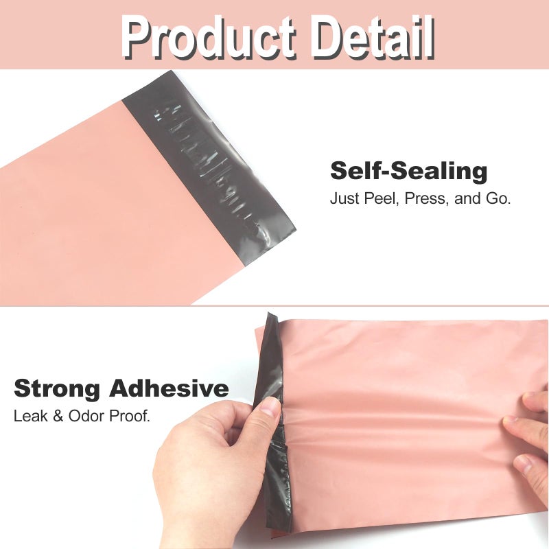 Venyat 100 Pcs Sanitary Napkin Disposal Bags  Feminine Hygiene Disposal Bags For Tampons And Pads  Block Odors  Self-Sealing Seals  10.6 * 5.9 Inch (Pink) - Image 3