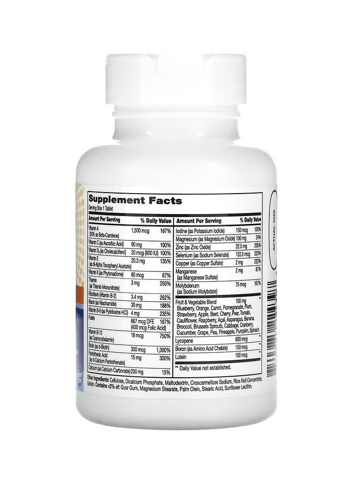 21st Century Wellify Men's Energy Multivitamin Multimineral - 65 Tablets - Image 2