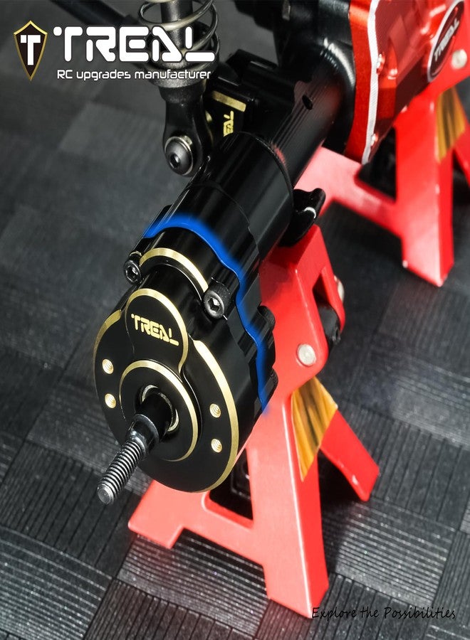 Treal Brass Outer Portal Covers 42g/pc Heavy Weight Compatible with TRX-4/TRX-6 Black - Image 3