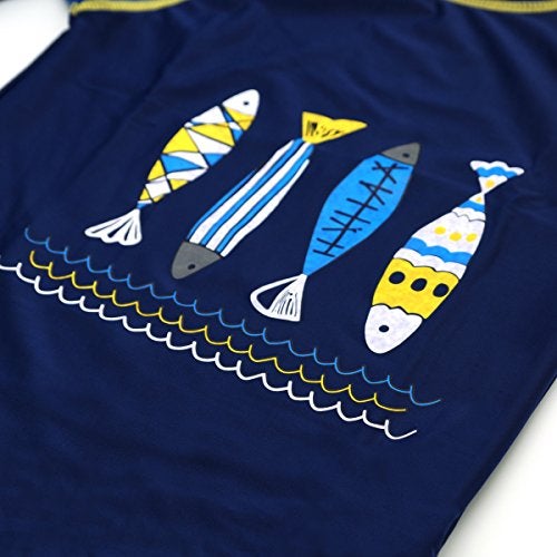 SINOLY Boys Two Piece Rash Guard Swimsuits Kids Long Sleeve Sunsuit Swimwear Sets 5T - Image 3