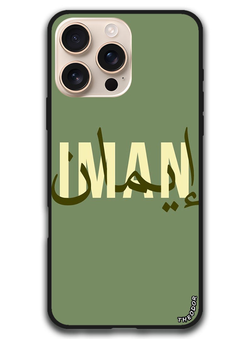 Theodor Protective Case Anti Scratch Shock Proof Bumper Cover For iPhone 16 Pro Max (6.9)-inch IMAN - Image 1