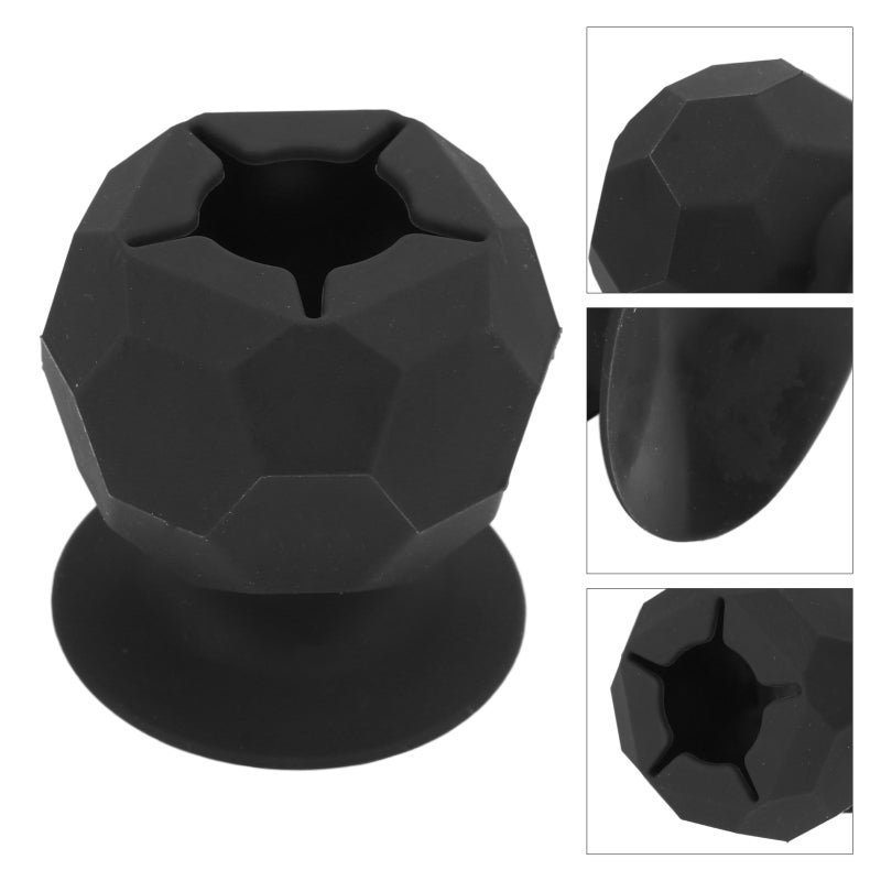 Silicone Scrap Collector: Black Portable Lightweight - Strong Adsorption Easy To Clean Scrap Collector for Student Craft Weeding Work Areas - Image 2