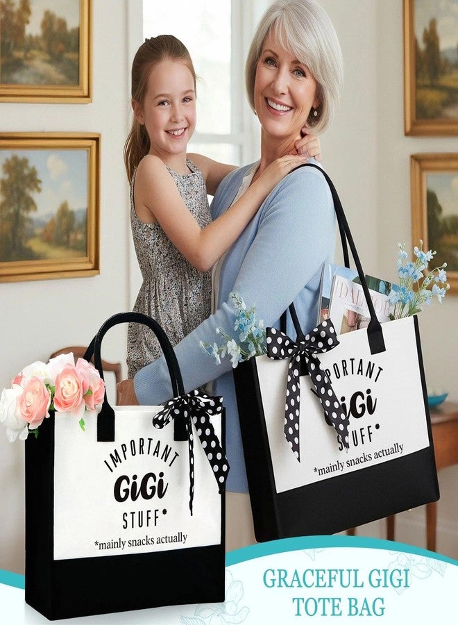 Verouis Gigi Gifts for Grandma Gigi Birthday Gifts from Grandkids Cool Grandma Gift Set for Christmas, Happy Birthday Gift Ideas for Women from Grandson, Granddaughter, Grandkids with Tote Bag, 16oz Cup - Image 2