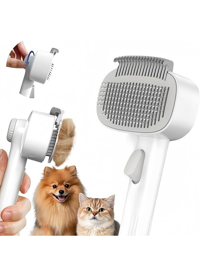 Cat Brush for Shedding, Pets Skin Friendly Grooming Brushes for Shedding Dogs Hair Easy to Remove Loose Undercoat with Long or Short Hairs Pet Massage Tool for All Hair Type - Image 5