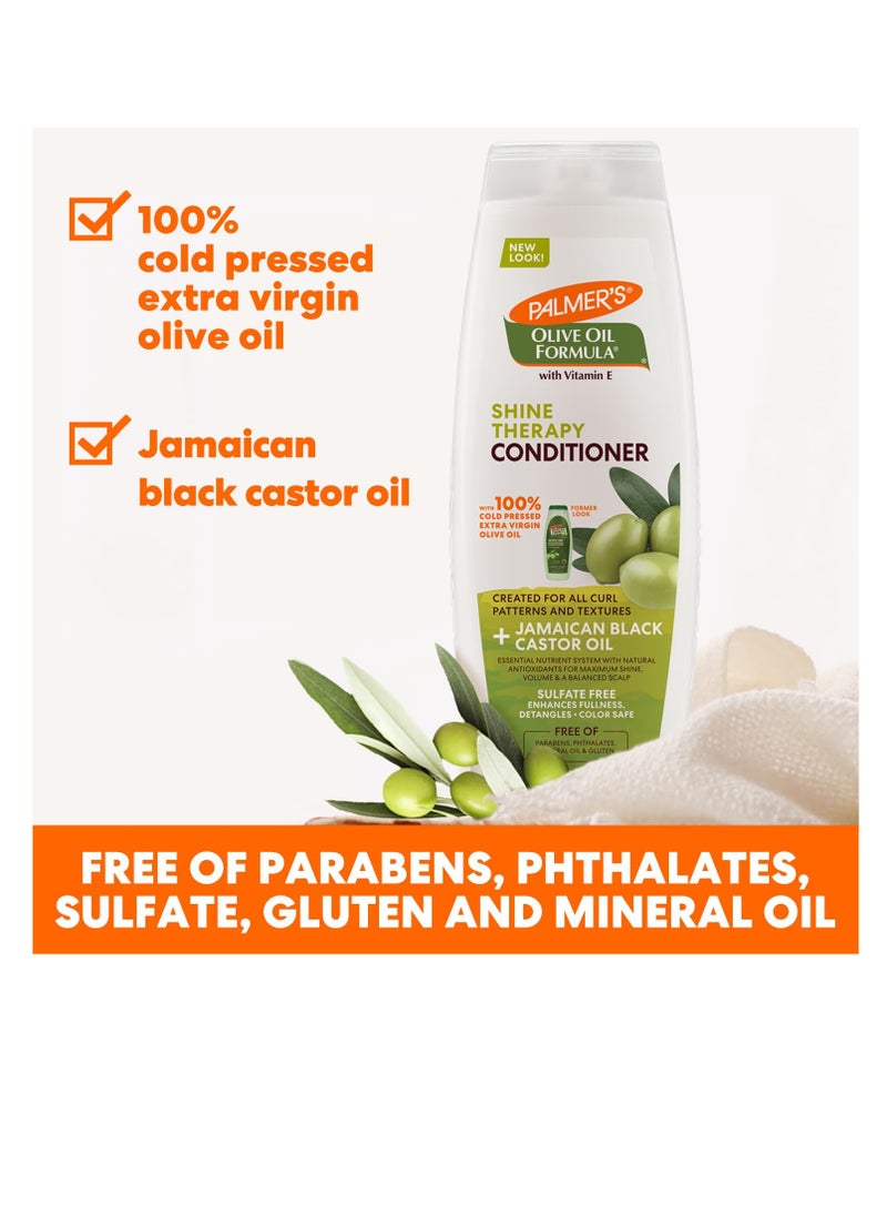 PALMER'S Palmer's Olive Oil Conditioner For Shine, Volume & Balanced Scalp, Free Of Sulfates, Parabens, Phthalates, Mineral Oil & Gluten - 400Ml,1 Count  - Image 4