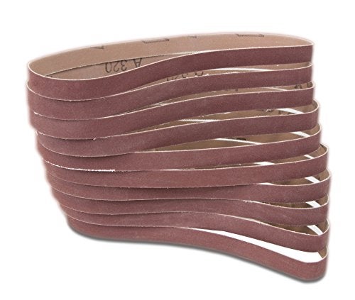 WEN 6307SP120 120-Grit 1/2 x 18" Sanding Belt Sandpaper (10 Pack) - Image 4