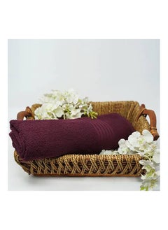 Trident Tri-Safe 1 Piece Bath Towel  380 GSM  Cotton Rich Fig  - Image 3