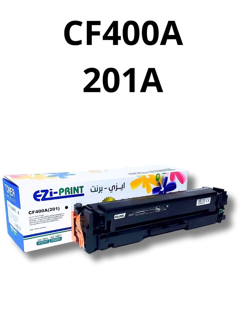ايزي برنت حبر طابعة ليزر CF400A اسود من طقم  201A بديل لطابعات اتش بي ليزر جيت برو (MFP M277dw, M277n, M277c6, M274n, M252dw, M252n) - Image 1